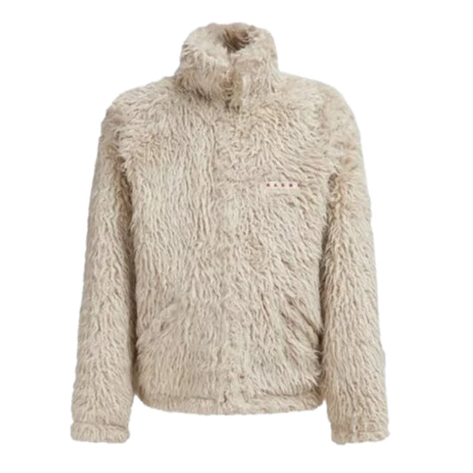 Travis Kelce MARNI Oat Shaggy Jacket