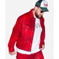 Travis Kelce NYC Date Red Jacket