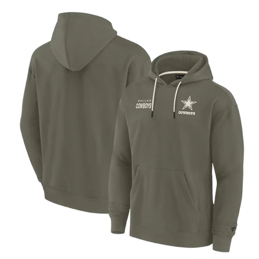 Unisex Fanatics Olive Dallas Cowboys Elements Pullover Hoodie