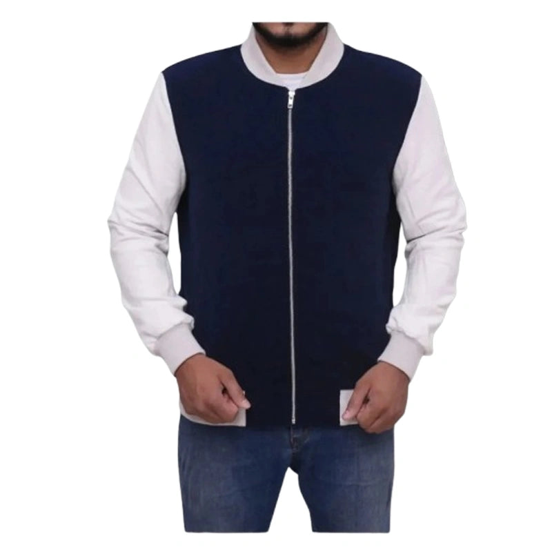 Veste universitaire Ansel Elgort Baby Driver pour hommes