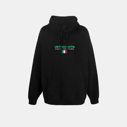 Vetements Logo-Print Pullover Hoodie