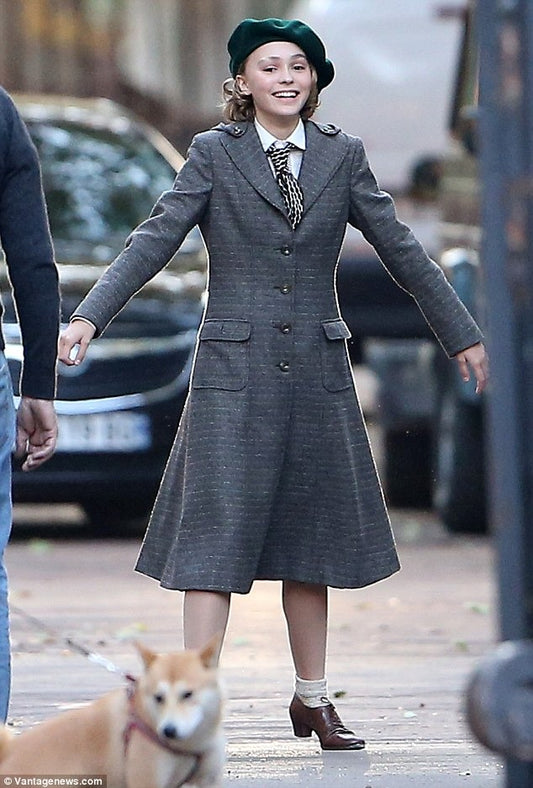 lily rose depp trench coat