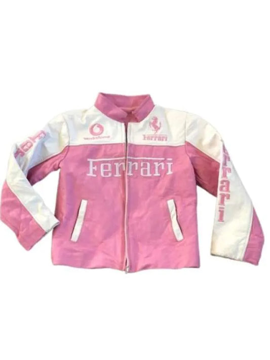 Women-Ferrari-Pink-Leather-Jacket