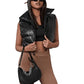 Womens-Cropped-Puffer-Leather-Vest
