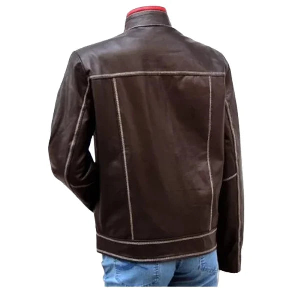 Women’s Double Stitched Leather Jacket