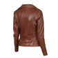 Women Elegant Asymmetrical Moto Jacket