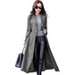 Women’s Lambskin Leather Trench Jacket Over Coat