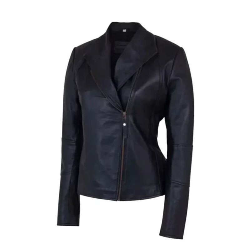 Womens Motorbike Sheep Leather Jacket