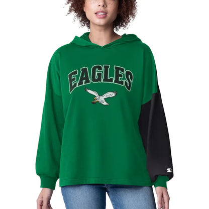 Women's Philadelphia Eagles Pullover Hoodie Front