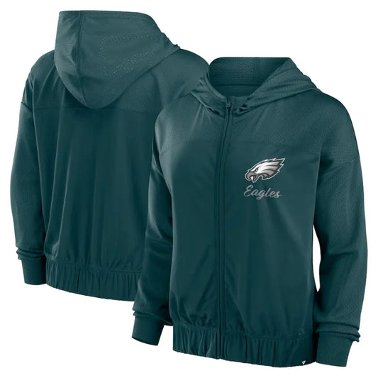 Women's Philadelphia Full-Zip Hoodie Front &amp; Back