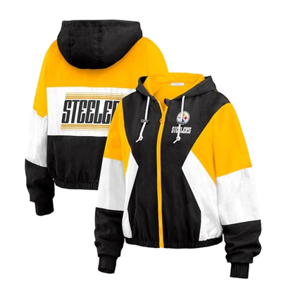 Women's Pittsburgh Steelers WEAR by Erin Andrews Black Jacket
