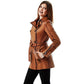 Women’s Real Brown Leather Coat