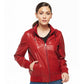 Women’s Real Red Leather Bomber Jacket