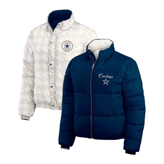 Women’s WEAR by Erin Andrews Navy White Dallas Cowboys Jacket