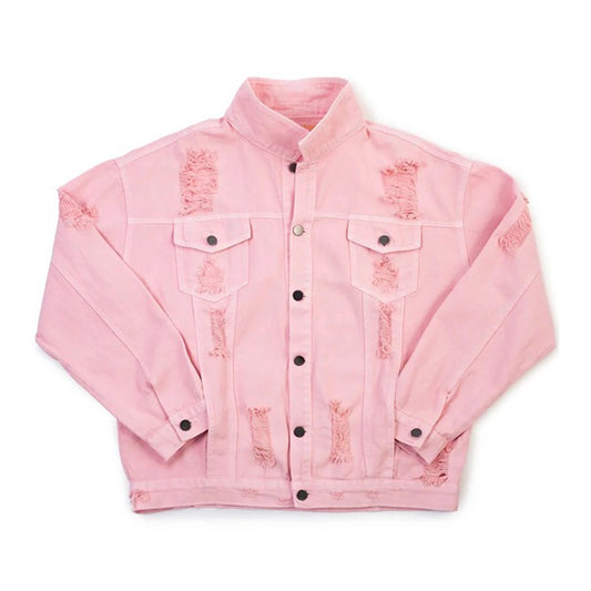 Yellowstone Beth Dutton State of Mind Pink Denim Jacket