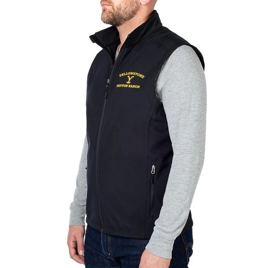Yellowstone Dutton Ranch Logo Core Soft Shell Vest