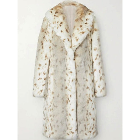 Yellowstone S04 Beth Dutton Snow Lynx Coat