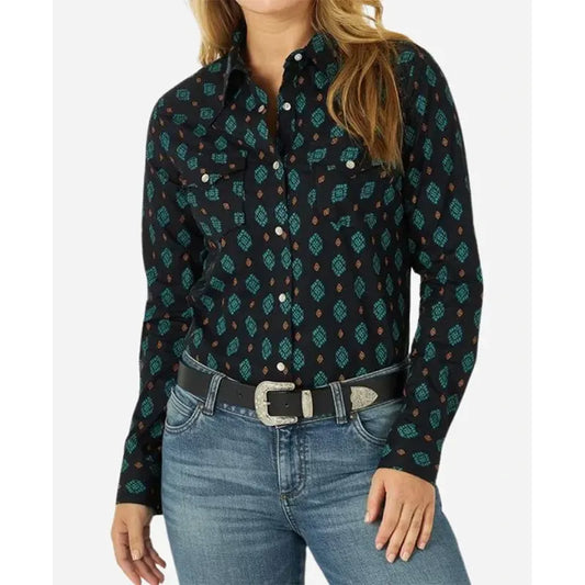Yellowstone S05 Beth Dutton Printed Cotton Shirt