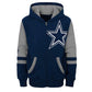 Youth Navy Dallas Cowboys Colorblock Hoodie