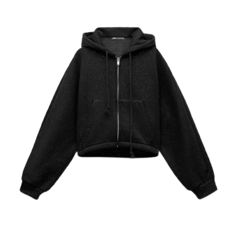 Zara Glitter Hoodie