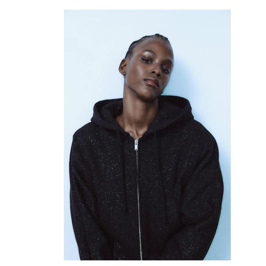 Zara Glitter Hoodie