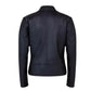 Women’s Shawl Collar Black Leather Jacket