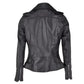Womens Biker Black Leather Jacket