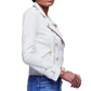 Womens Billie Belted Leather Jacket