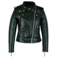 Women’s Classic Motorcycle Leather Jacket