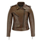 Women’s Classic Motorcycle Leather Jacket