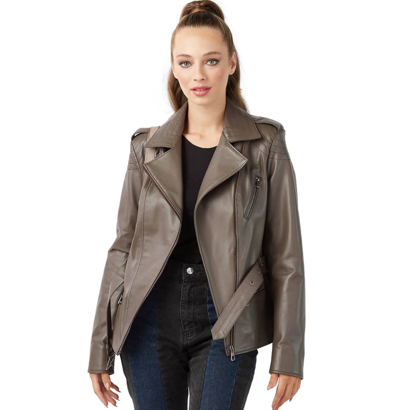 Women’s Real Mink Leather Jacket