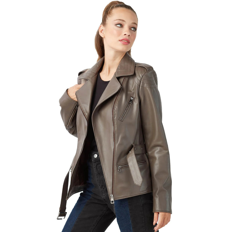 Women’s Real Mink Leather Jacket