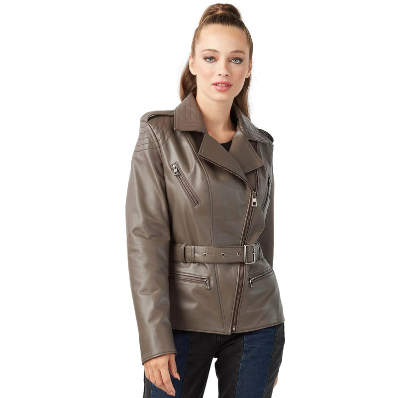 Women’s Real Mink Leather Jacket