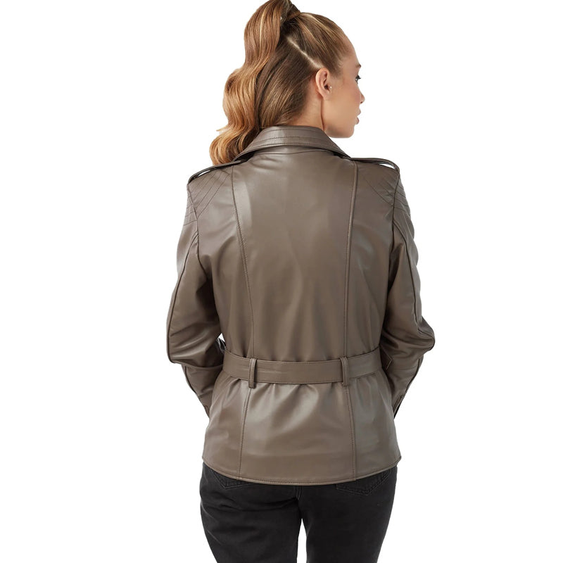 Women’s Real Mink Leather Jacket