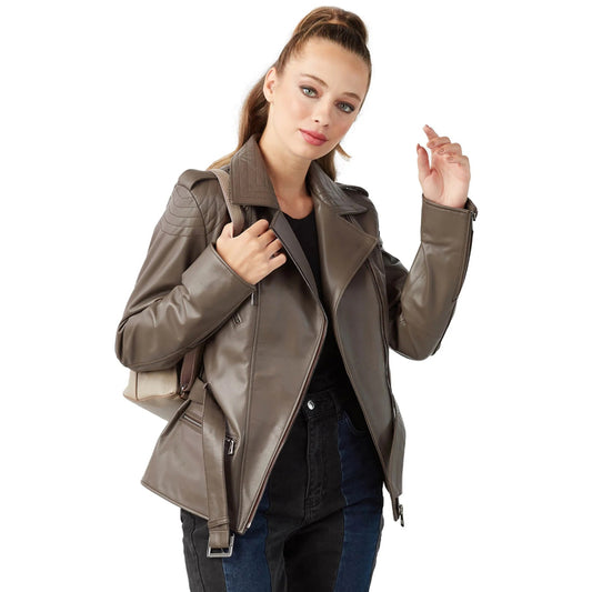 Women’s Real Mink Leather Jacket