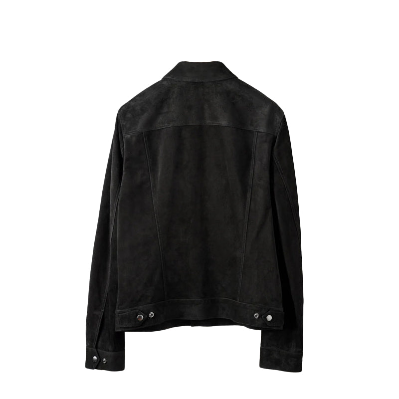 Italian Suede Snap Dylan Jacket