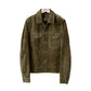 Italian Suede Snap Dylan Jacket