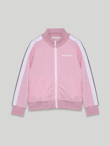 logo-print zip-up track jacket