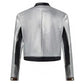 Dawn Staley Silver Leather Jacket