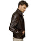 Men’s Real Dark Brown Leather Antique Jacket