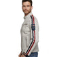 Men’s Real White Leather Jacket