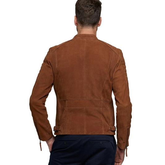 Men’s Real Brown Leather Jacket