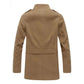Men’s Woolen Winter Mid-Length Trench Coat