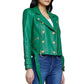 Womens Billie Belted Leather Jacket